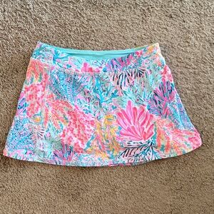 Lilly Pulitzer Girls Luxeletic Athletic Skort Size Small (4T-5T)